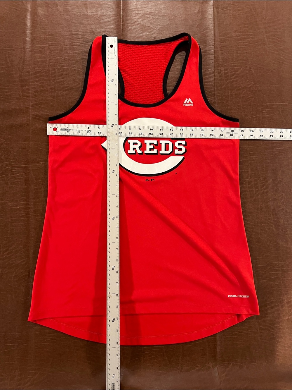 Cincinnati Reds Women’s Activewear Razor Back Tank Top - Large - Picture 8 of 10